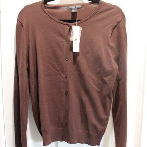 August Silk Cardigan